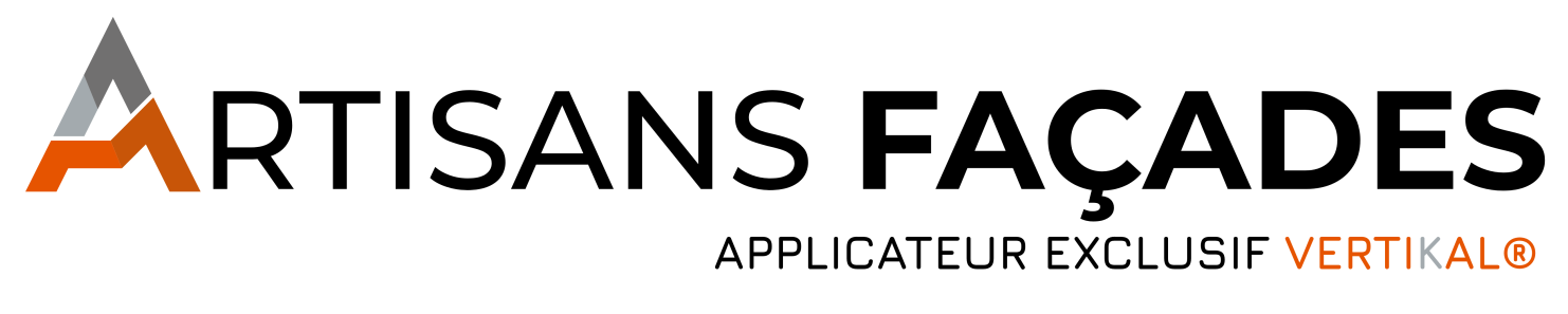 Logo Artisans Façades applicateur exclusif Vertikal®