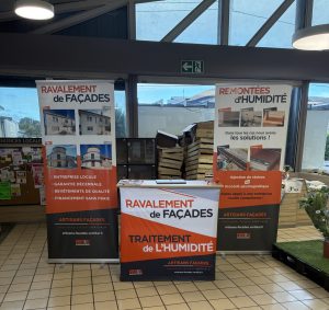 Stand Artisans Façades sur le ravalement de façades et l’humidité